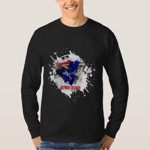 T-shirt Îles Caïmans Splash