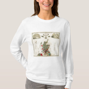 T-shirt Îles géologiques et paléontologiques des Anglai