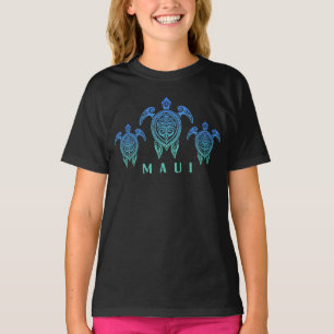 T-shirt Îles Hawaii Turtle Vintage mer Souvenir Maui