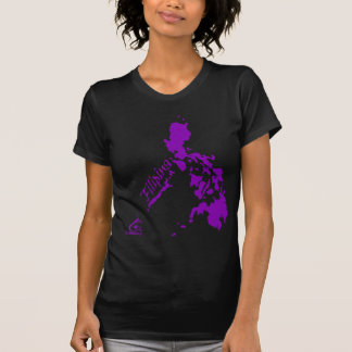 T-shirt Îles philippines de Philippine pourpres