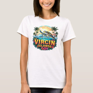 T-shirt Îles Vierges américaines Caraïbes