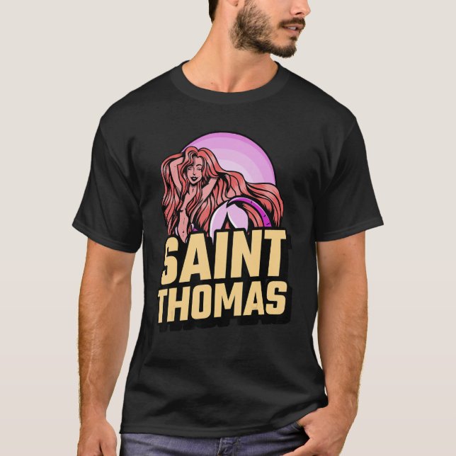 T-shirt Îles Vierges américaines Saint-Thomas (Devant)