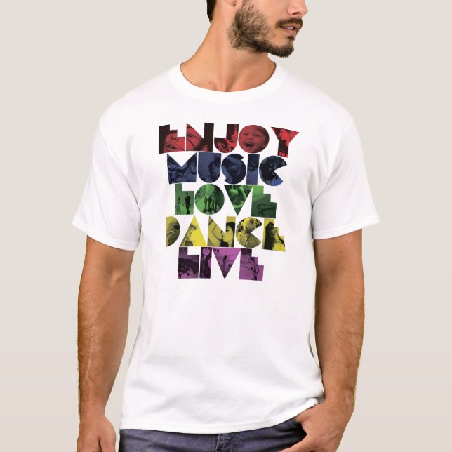 T-shirt iLike en couleurs (Devant)