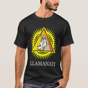 T-shirt Illamanati Lama Illuminati  Lllamas
