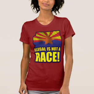 T-shirt Illégale n'est pas une course