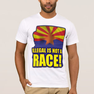 T-shirt Illégale n'est pas une course
