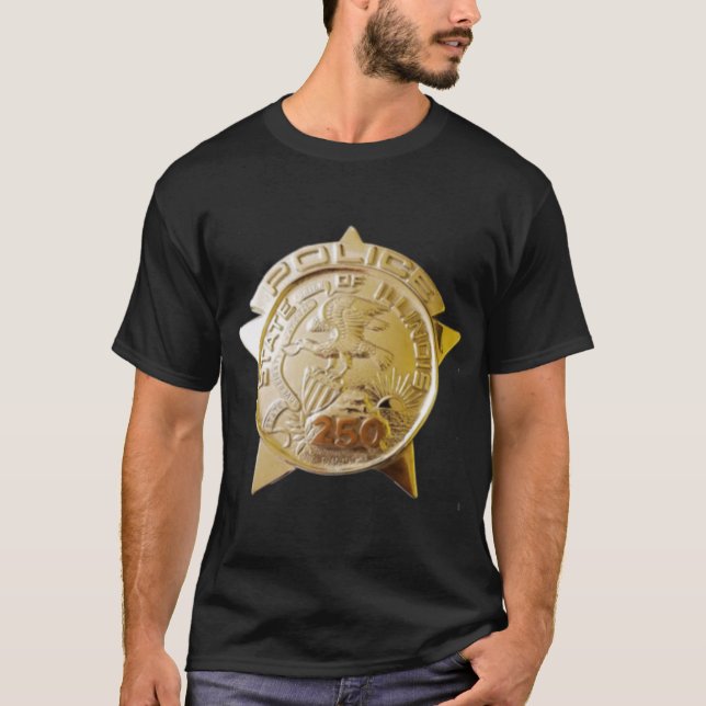 T-shirt Illinois Department of Mental Health Police (Devant)