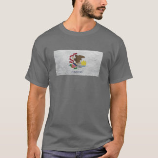 T-shirt Illinois Flag Wall