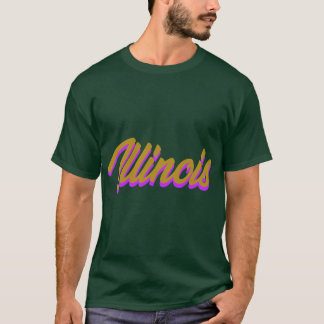 T-shirt Illinois IL American State Pride Love 1