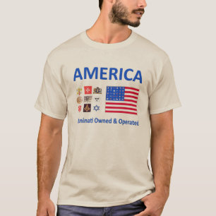 T-shirt Illuminati a possédé et fonctionné