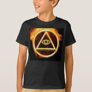 T-shirt Illuminati sur le feu