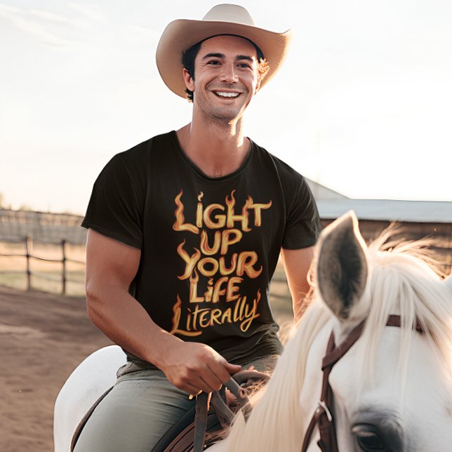 T-shirt Illuminez Votre Vie Littéralement (Créateur téléchargé)