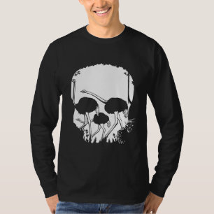 T-shirt Illusion de crâne d'autruche