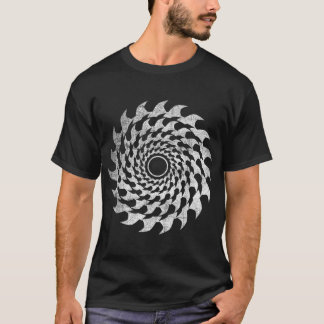 T-shirt Illusion de la lame de scie circulaire de la dent 
