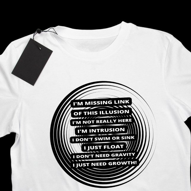 T-shirt Illusion optique flottante et croissante (Créateur téléchargé)