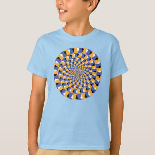 T-shirt Illusion optique folle - Cercle infini