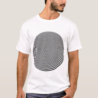 T-shirt Illusion optique géniale de cercles concentriques