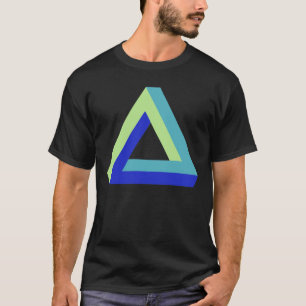 T-shirt Illusion optique : triangle de penrose