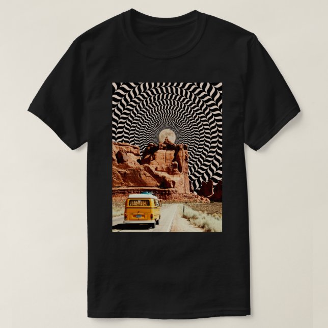 T-shirt Illusionary Road Trip   (Design devant)