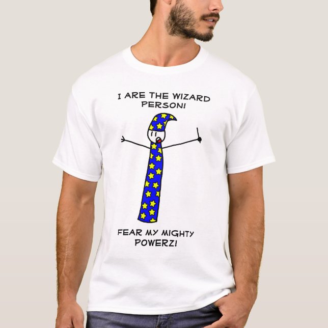 T-shirt illusoire de magicien (Devant)