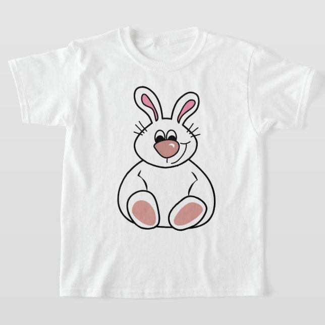 T-shirt illustrant Bunny pour enfants (Poser)