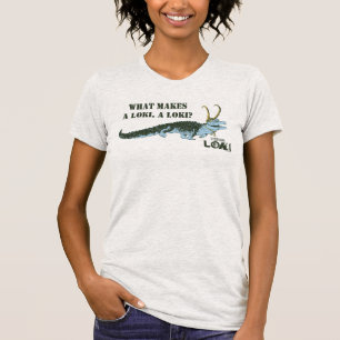 T-shirt Illustration Alligator Loki