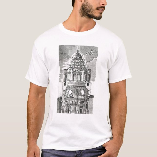 T-shirt Illustration architecturale (Devant)