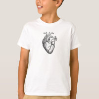 Illustration blanche noire simple de coeur