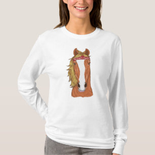 T-shirt Illustration Cheval Équestre Lover Nouveauté