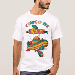 T-shirt Illustration Cinco De Mayo, 1/2