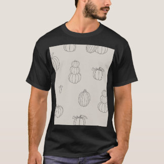 T-shirt Illustration citrouille
