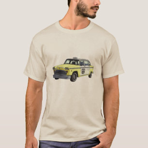 T-shirt Illustration classique de voiture de taxi de