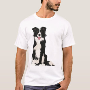 T-shirt Illustration Collie Bordure !