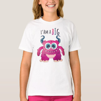 T-shirt Illustration d'animal monstre mignon