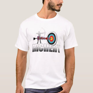 T-shirt Illustration d'archers de cible de Londres de tir