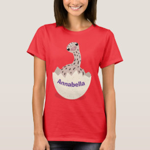 T-shirt Illustration d'autruche pour bébé à couver mignon