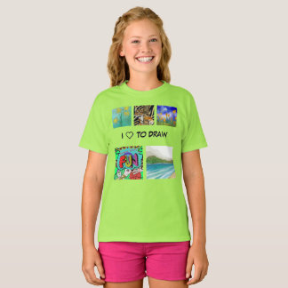T-shirt Illustration de bande dessinée amusante de la conv