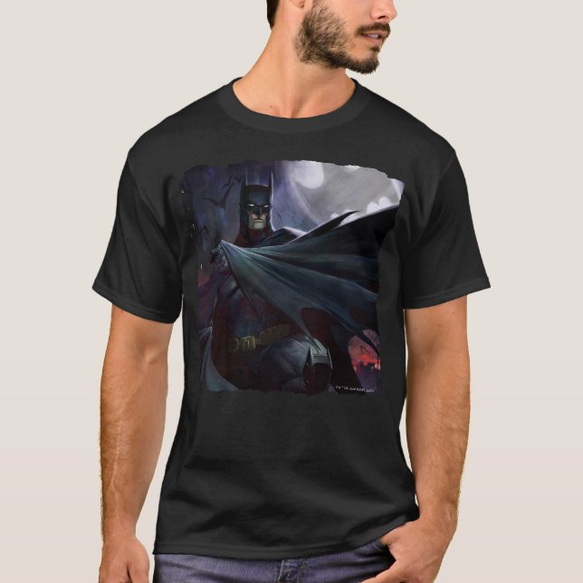T-shirt Illustration de Batman sur la crise infinie (Devant)