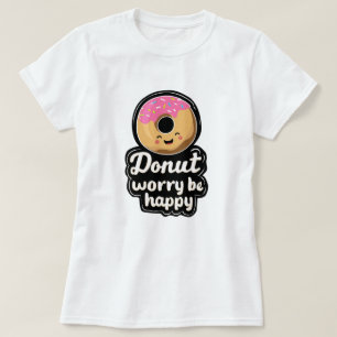T-shirt Illustration de beignet souriant mignon – “Ne t'in