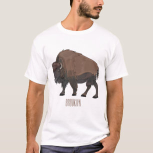 T-shirt Illustration de bison