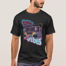 Illustration de Boombox Vibes Retro 90s
