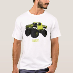 T-shirt Illustration de camion monstre