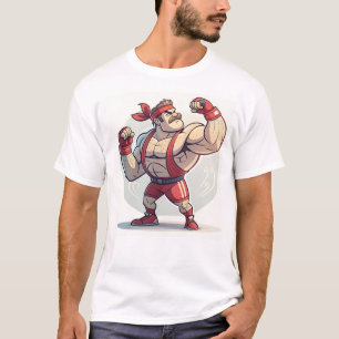 T-shirt Illustration de carrosserie de dessin animé