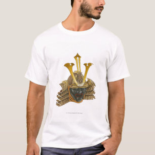 T-shirt Illustration de casque samouraï du 16ème siècle