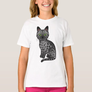 T-shirt Illustration de chat de dessin animé mignon Egypti
