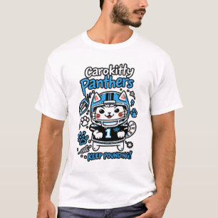 T-shirt Illustration de chat quarterback – Chat de footbal