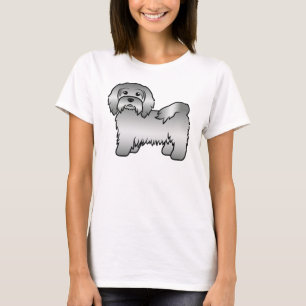 T-shirt Illustration de chien de dessin animé mignon Havan