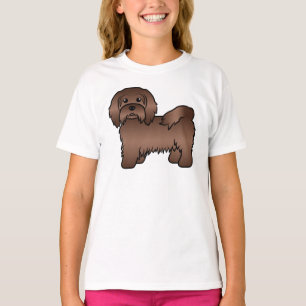 T-shirt Illustration de chien de dessin animé mignon Havan