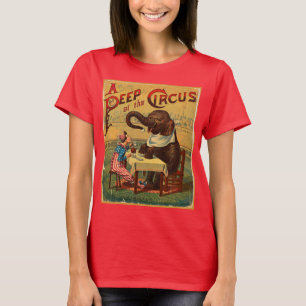 T-shirt Illustration de cirque vintage Art Antique