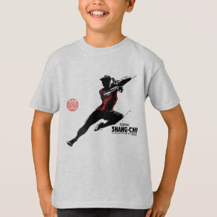T-shirt Illustration de coup de pied de Shang-Chi